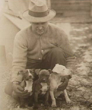 Bill De Cordova and pups