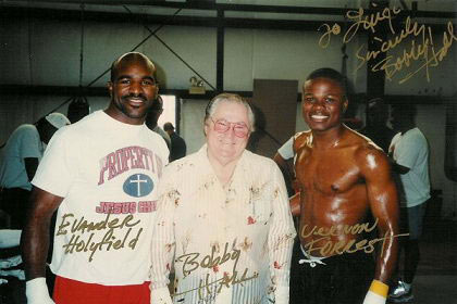 Booby Hall and Evander Holyfield